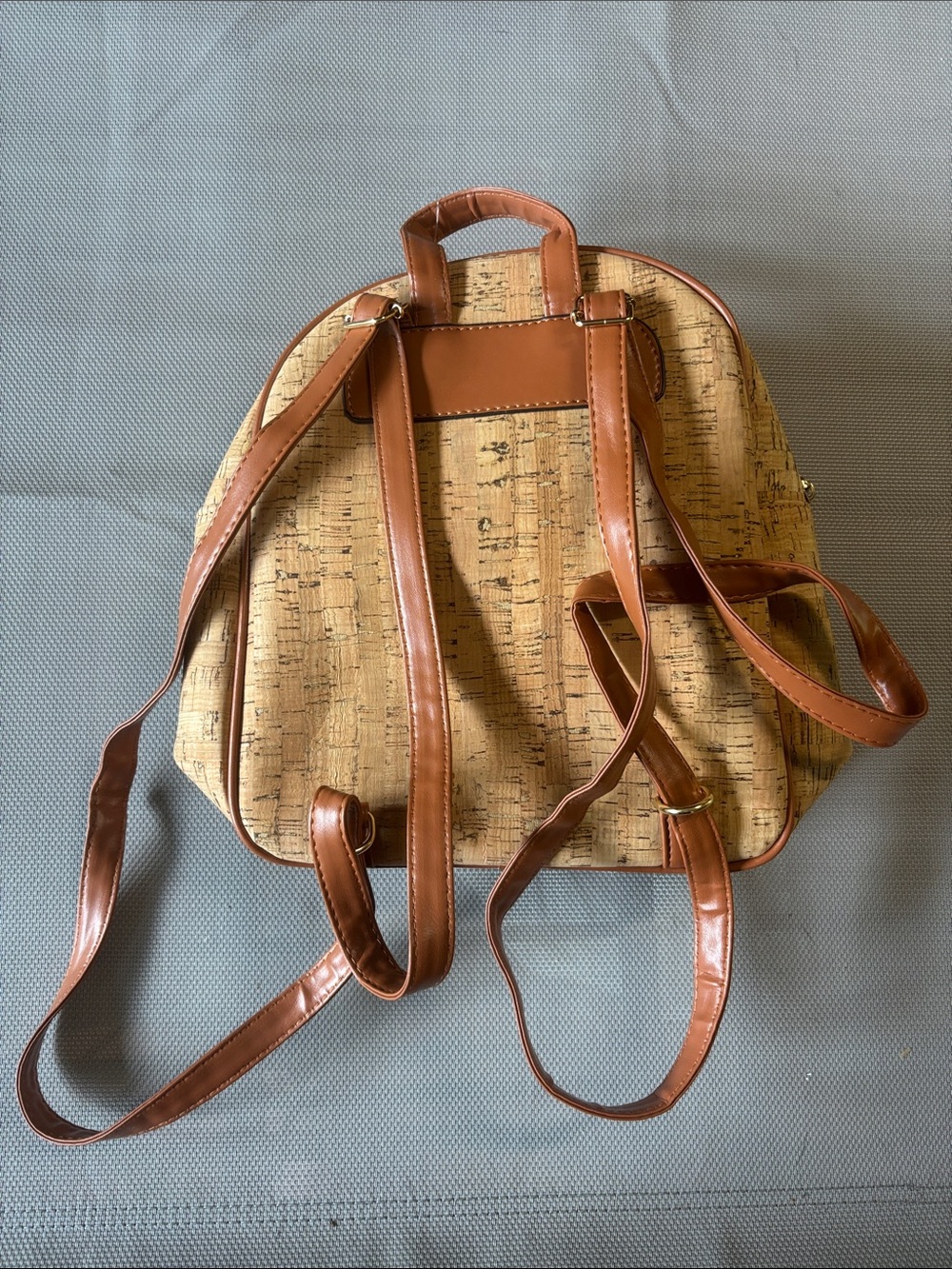 Mandala Patchwork Cork Backpack - Multicolor - Picture 2 of 10